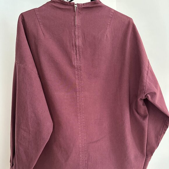 Rachel Comey Melody Top, Burgundy, Size XS/S - Picture 5 of 7
